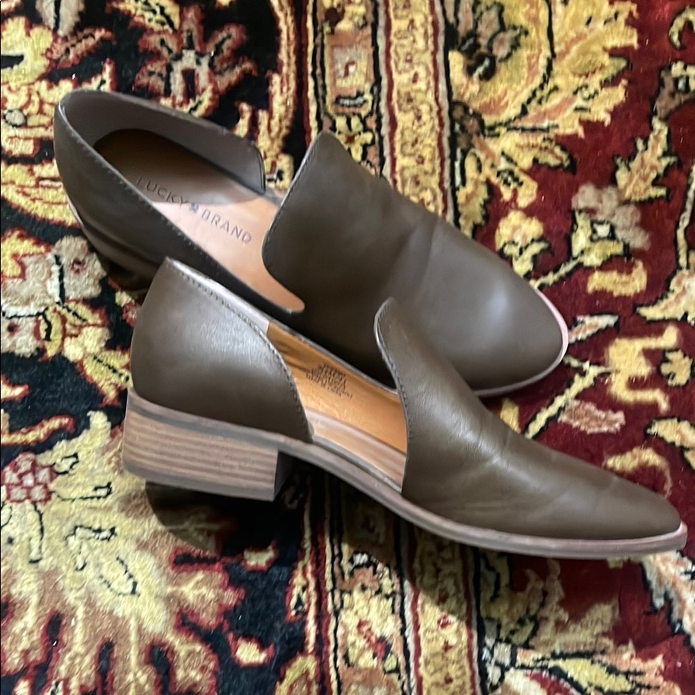 Lucky Brand Women's Brown Slip-On Booties - Picture 4 of 4